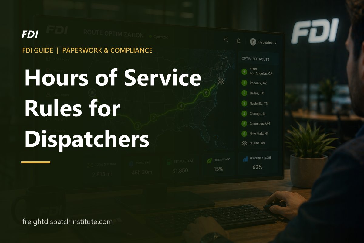 Hours of service rules every truck dispatcher must know