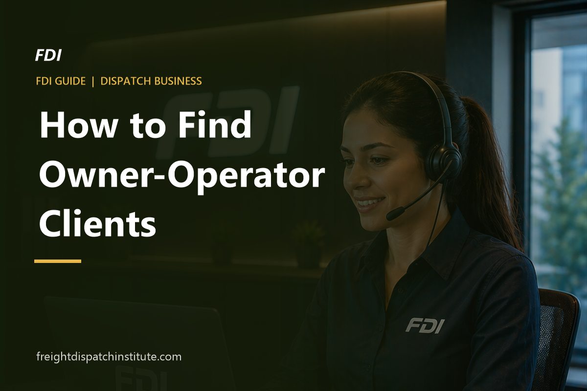 How to find owner-operator clients for your truck dispatch business