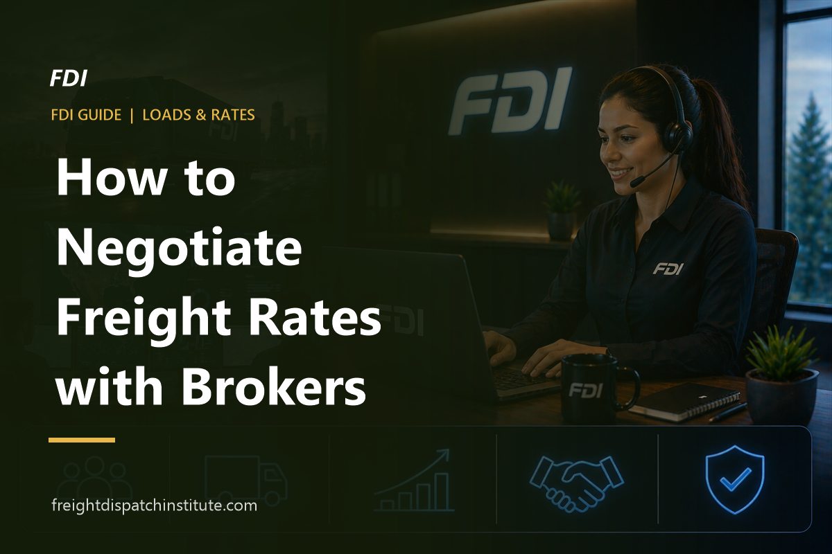 How to negotiate freight rates with brokers: dispatcher's playbook