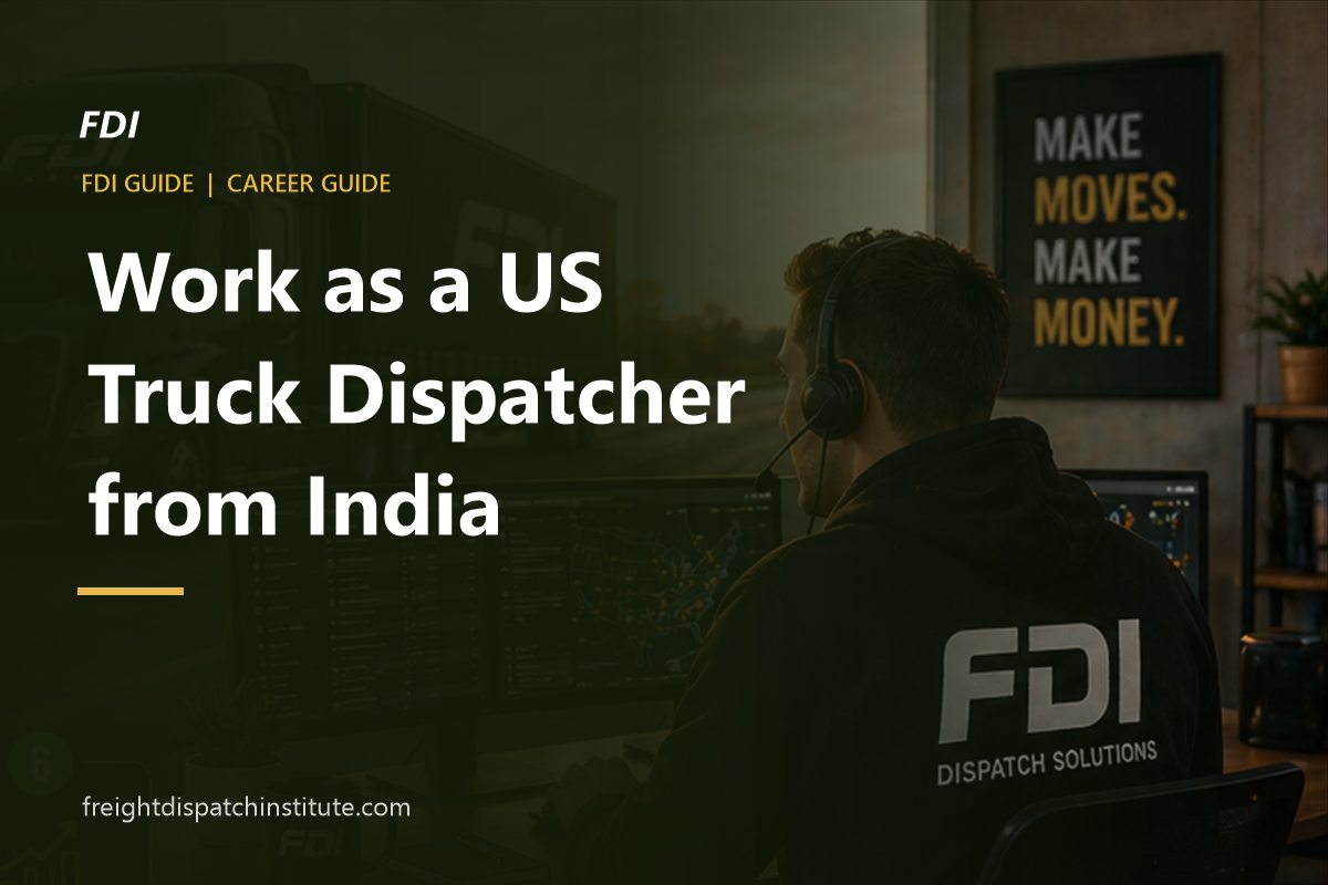 How to work as a US truck dispatcher from India
